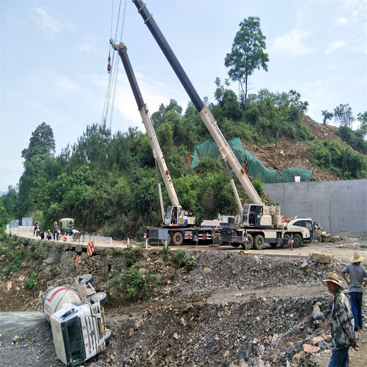 百色百色24小时应急道路救援吊装吊装现场实拍